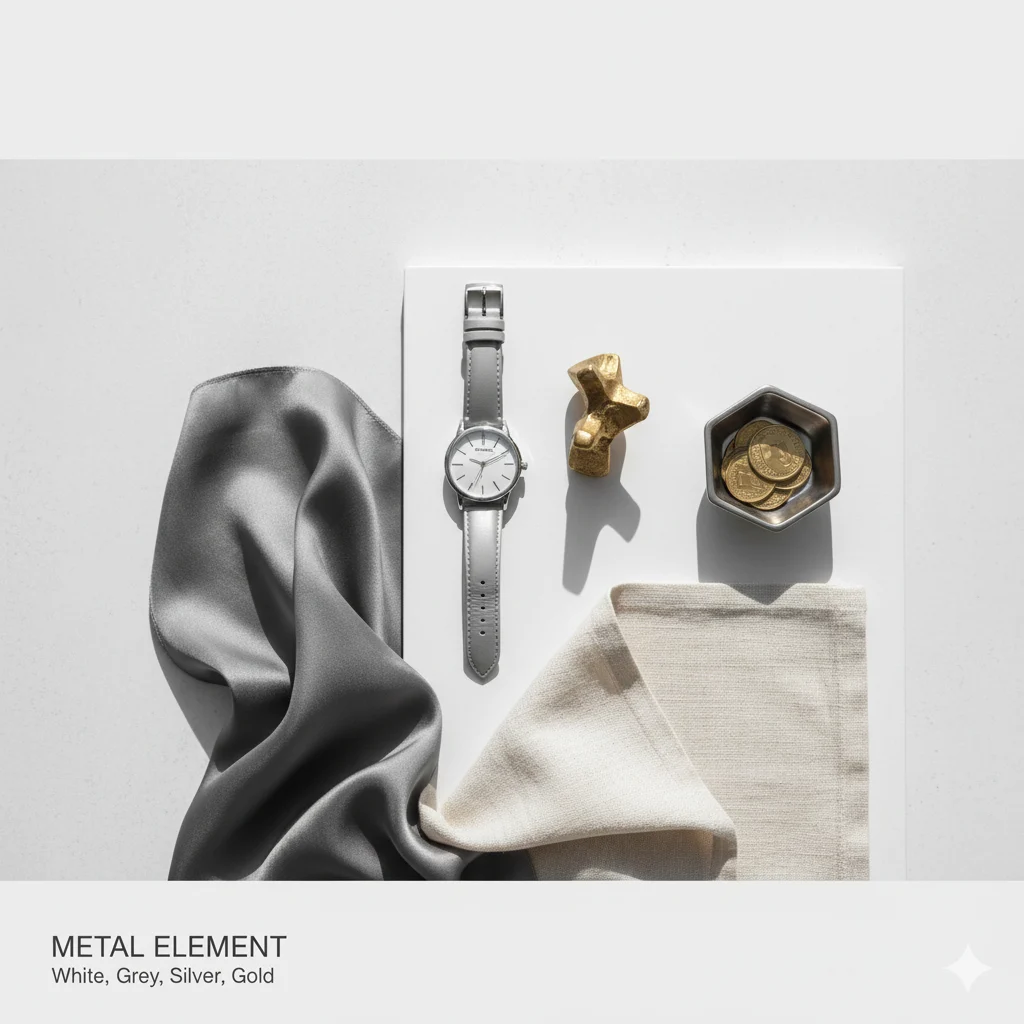 Metal Element Feng Shui colors