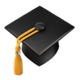 Black graduation cap with a golden tassel, symbolizing professional expertise in Feng Shui analysis.