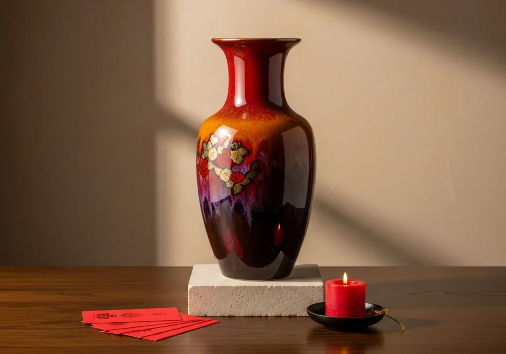 Feng Shui vase for south sector