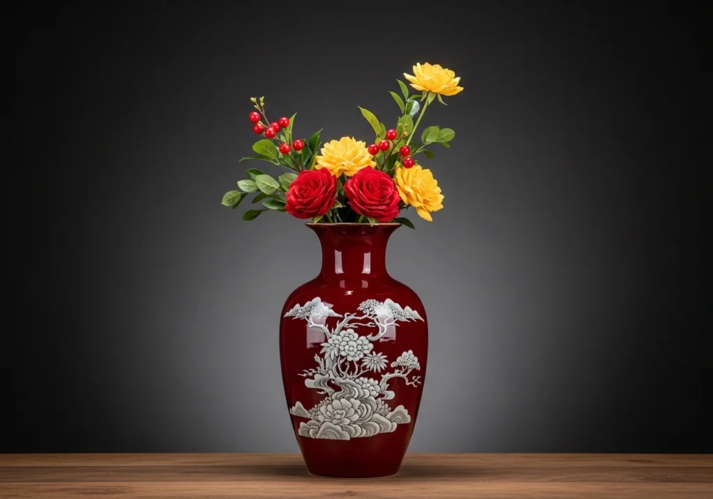 Feng Shui vase for south sector