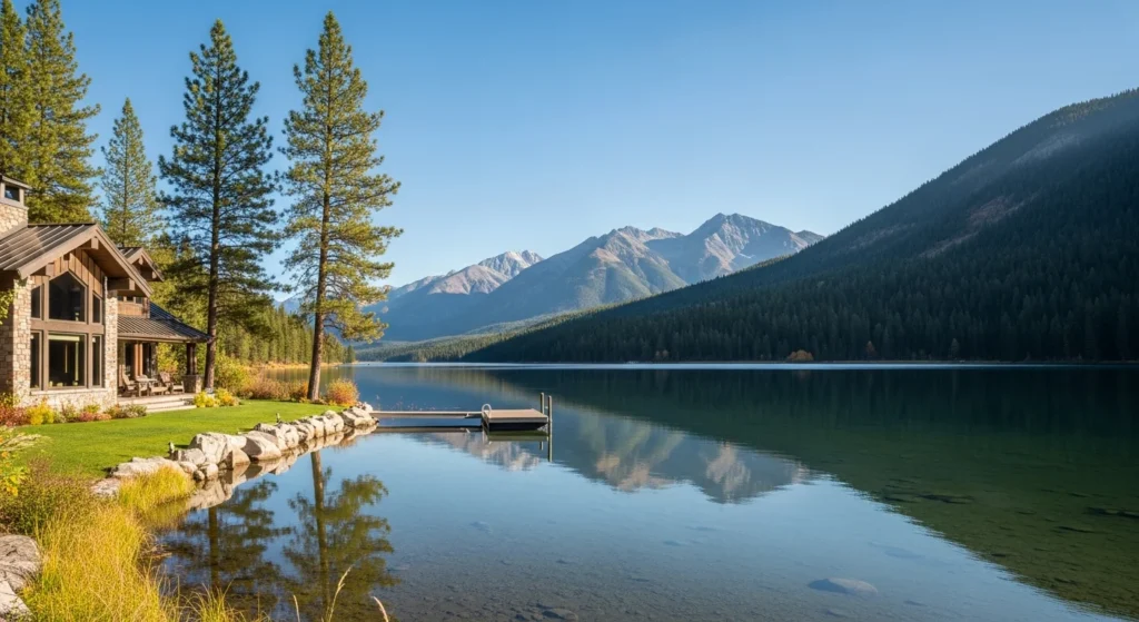Perfect water and mountain sides of the house