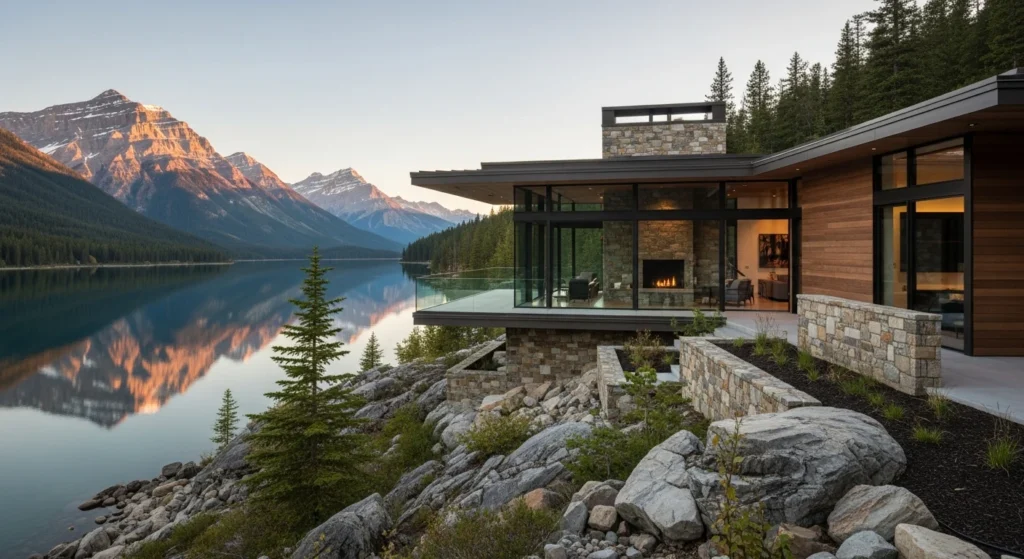 Perfect water and mountain sides of the house