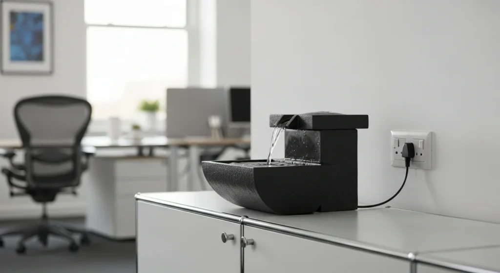 Where to place fountain in the office