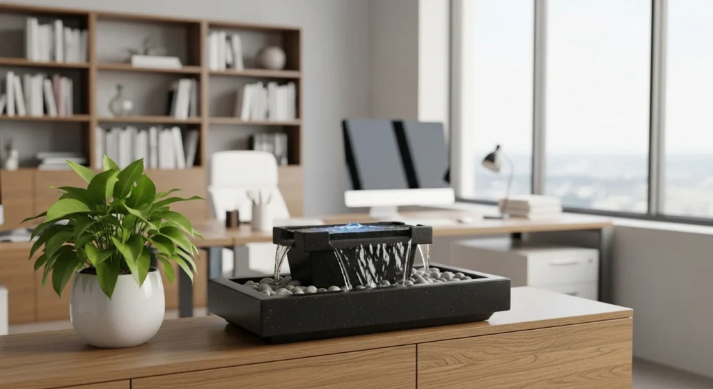Where to place fountain in the office