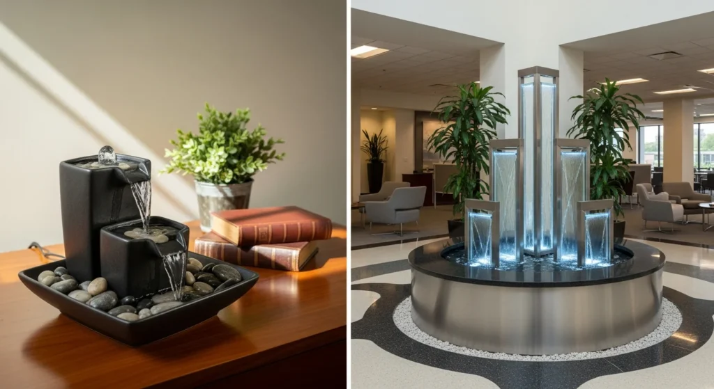Where to place fountain in the office