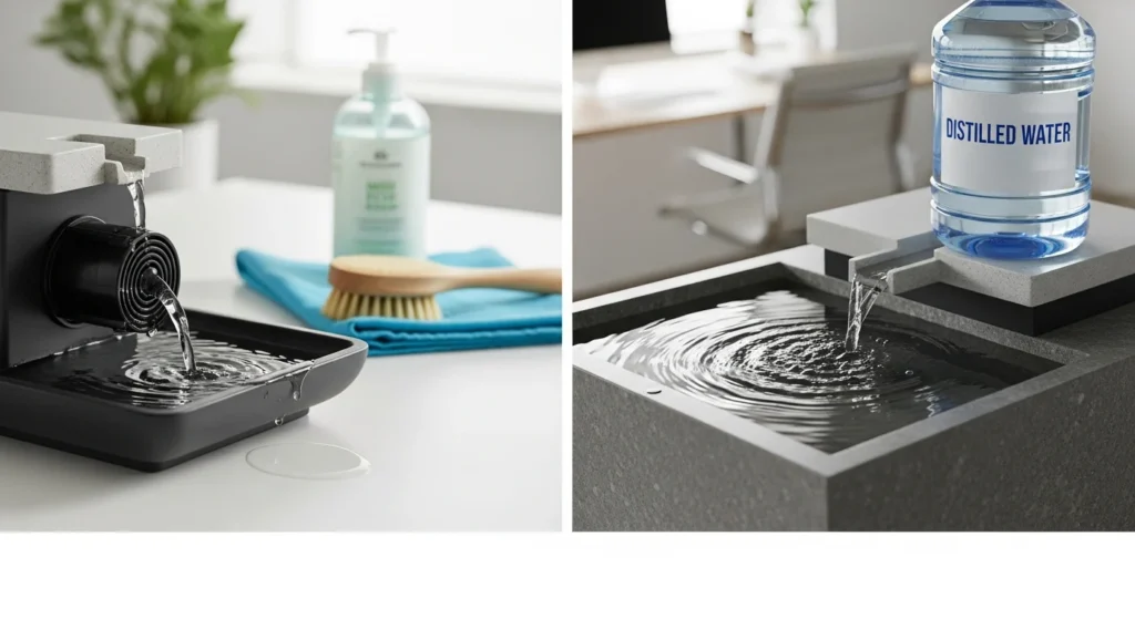 Where to place fountain in the office